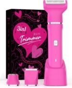Risina 3-in-1 Bikini Trimmer for Women, Electric Shaver, Grooming Kit
