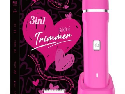 Risina 3-in-1 Bikini Trimmer for Women, Electric Shaver, Grooming Kit