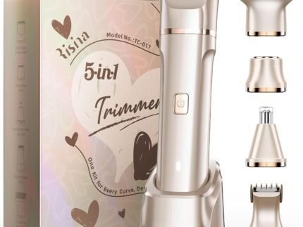 Risina 5-in-1 Bikini Trimmer for Women, Birthday Gifts for Women, Gift Set
