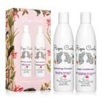 Rizos Curls Wash Day Bundle – Hydrating Shampoo & Deep Conditioner Set with Shea Butter for Every Curl Pattern 1a-4c – Gently Cleanses, Moisturizes, Softens & Adds Shine – Sulfate & Paraben Free