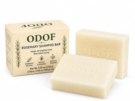 Rosemary Shampoo Bar with Biotin & Rice Protein, 2 x 3.53 oz