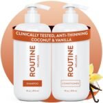 Routine Wellness Anti-Thinning Shampoo & Conditioner – Coconut & Vanilla