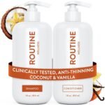 Routine Wellness Anti-Thinning Shampoo & Conditioner – Vanilla & Coconut