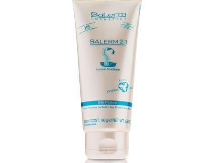 SALERM – Instant Hair Conditioner 21 Silk Protein – 200 ml – Leave-In or Rinse-Out Conditioner – with Silk Proteins – Heat Protector and Hydrating