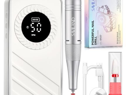 SAVILAND 30S Fast Removal Electric Nail Drills 50000 RPM for Acrylic Nails