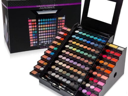 SHANY Elevated Essentials Makeup Set – All-in-One Makeup Kit with 72 Eyeshadows, 28 Lip Colors, 18 Gel Eyeliners, 10 Blushes, 1 Eye Primer, and 1 Cream Concealer