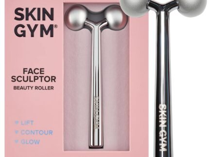 SKIN GYM Face Sculptor Beauty Roller, Stainless Steel Facial Massager