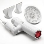SRILabs DryQ Infrared Hair Dryer – Red Light, Frizz Control, Dual Voltage