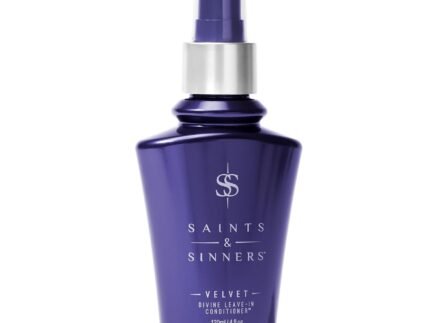 Saints & Sinners Velvet Divine Leave-In Moisturizing Conditioner Hair Detangler Spray for ALL TYPES. Helps Dry Dull Frizzy Coarse Tangled Thermally Environmentally Damaged