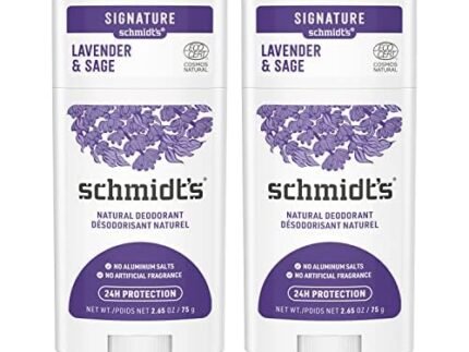 Schmidt’s Aluminum Free Natural Deodorant Lavender & Sage 2.65oz 2-pk
