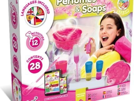 Science4you Perfumes & Soaps – Perfume and Soap Making Kit for Kids – Educational Science Kits with 12 Science Experiments – Craft Sets for Girls and Boys – Science Kits for Kids Age 8 9 10+
