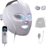 Shark CryoGlow LED Face Mask, Red Light Therapy, Under-Eye Cooling, FW312PL