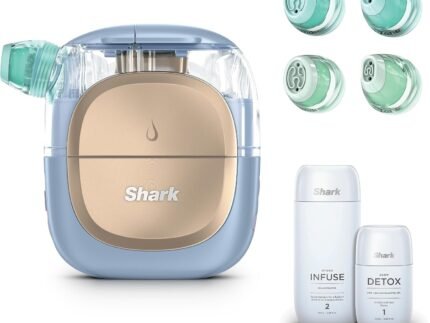 Shark FacialPro Glow At Home Hydro-Powered Facial System, Blue, FH310