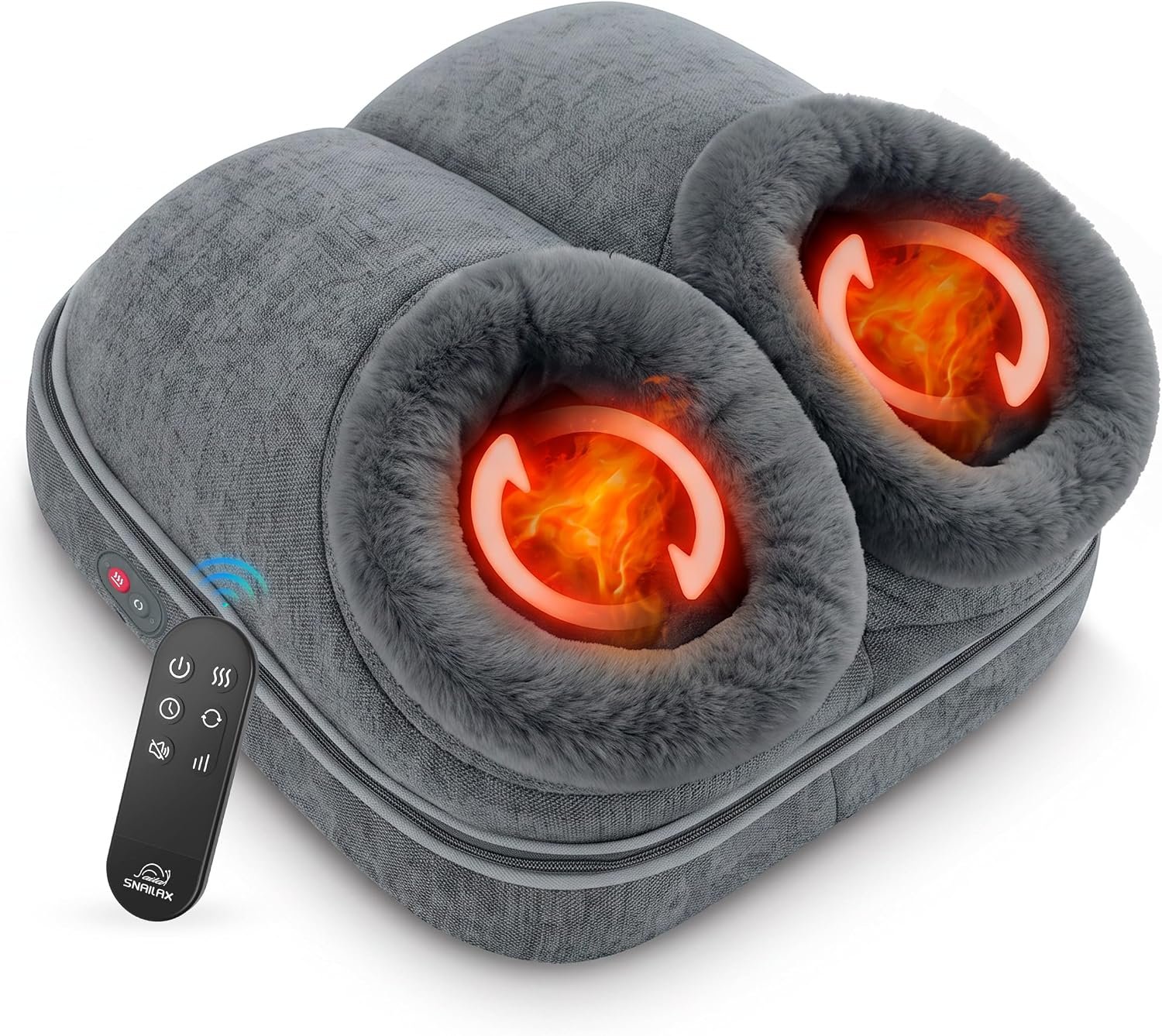 Snailax Shiatsu Foot Massager with Heat, Deep Kneading Foot Warmer, Size 13 Snailax Shiatsu Foot Massager with Heat, Deep Kneading Foot Warmer, Size 13