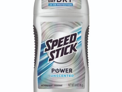 Speed Stick by Mennen Power Antiperspirant & Deodorant Solid, Unscented 3 oz