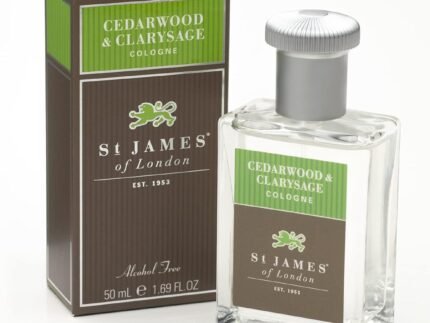 St James of London Cedarwood & Clarysage Cologne, 1.69 Fl Oz