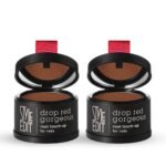 Style Edit Root Touch Up Powder | Temporary Hair Color for Gray Roots and Thinning Hair | Salon-Quality, Transfer-Resistant Hair Concealer | Medium Red, 0.13 oz (Pack of 2)