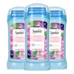 Suave Antiperspirant Deodorant For Women, Invisible, 48hr Odor & Wetness Protection, Sweet Pea & Violet Fragrance, Sensitive Skin Deodorant Solid Stick, 3 Count, 2.6 oz EA