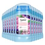 Suave Women’s Invisible Antiperspirant, Sweet Pea & Violet, 1.2 oz, 12-Pack