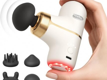 Super Mini Massage Gun with Heat & Red Light, 0.48 lb Travel massager Gun