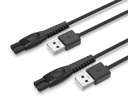 Superer 5V USB Charger Cord Fit for Philips Norelco OneBlade 360 Newer Model QP2724 QP2834 QP1924 QP4631 QP6542 QP4530, MG7910 MG5910 MG9510 MG9525, X3001 S3341 X3052, for Phillips Power Shaver Cable