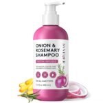 Svvimer Onion Rosemary and Biotin Shampoo – Hair Growth Shampoo for Hair Loss and Thinning Hair – Thickening and Strengthening Formula for Men and Women – 13.5 Fl Oz (Pack of 1)
