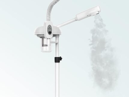 TASALON Professional 2 in 1 Facial Steamer With 5X Magnifying Foldable Arm, Ozone Mist Steamer for Face, Salon Spa Beauty Skin Care Equipment