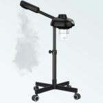 TASALON Wheeled Professional Facial Steamer, Black
