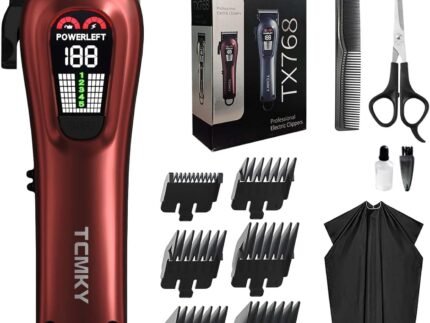 TCMKY Hair Clippers for Men Barber Clippers Rechargeable Hair Trimmer Kit