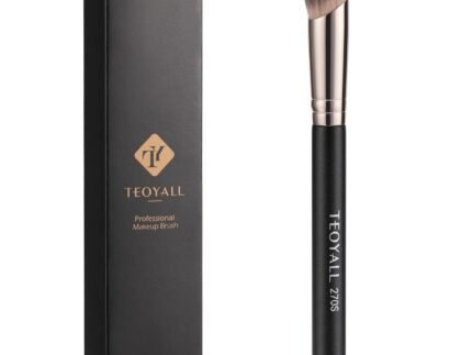 TEOYALL 270S Under Eye Concealer Brush, Mid-Size Angled Blending Brush