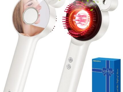 THSTPA Upgraded 4 in 1 Electric Scalp Massager with Red Light Therapy for Hair Growth, Hair Oil Applicator for All Hair Types, Electric Hair Brush, Gift