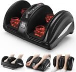 TISSCARE Foot Massager for Neuropathy: Shiatsu Feet Massager with Heat for Plantar Fasciitis, Pain Relief, Circulation, Deep Kneading Relaxation Massage for Women Men