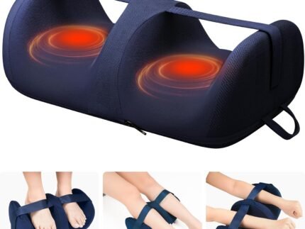TISSCARE Foot Massager with Heat, Shiatsu Foot Massager for Plantar Fasciitis, Foot and Calf Massager with Massage Roller, Deep Kneading, Pain Relief, Gift for Women and Man