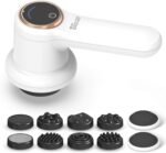 TOTO81JXM Electric Cellulite Massager – Body Sculpting Machine with 8 Massage Heads, Lymphatic Drainage & Skin Tightening for Belly Stomach Leg, Lipo Roller Massager After Surgery, Adjustable Speed.
