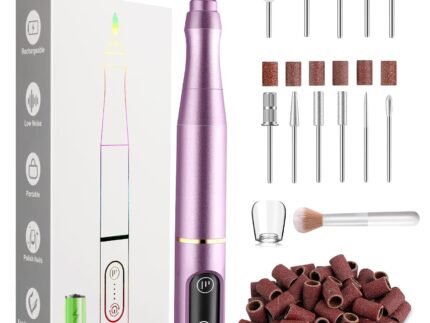 TUOBEO Cordless Nail Drill Electric Nail File Kit, Rechargeable Efile Set