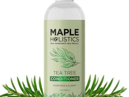 Tea Tree Conditioner for Dry Hair – Tea Tree Oil Conditioner for Oily Hair and Sulfate Free Conditioner for Dry Hair – Cleansing Conditioner and Tea Tree Dry Scalp Care with Tea Tree Oil for Hair
