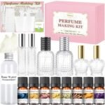 Thaluna Perfume Making Kit – DIY Perfume Kit for Women, Make Your Own Scent with Essential Oil, Bottles, Body Fragrance Set, Perfume Gift Set for Women and Girls, Mother Day Gift