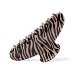 The Hair Edit Untamed Zebra Claw Clip, Large Hair Clip, Neutral Color