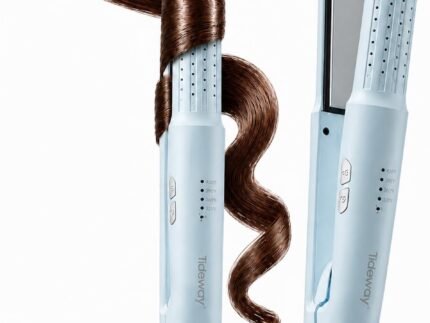 Tideway Hair Straightener,Dual Voltage Ceramic Travel Flat Iron Cool Air