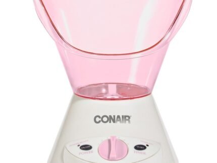 True Glow by Conair Moisturizing Mist Facial Sauna System; Pink / Cream