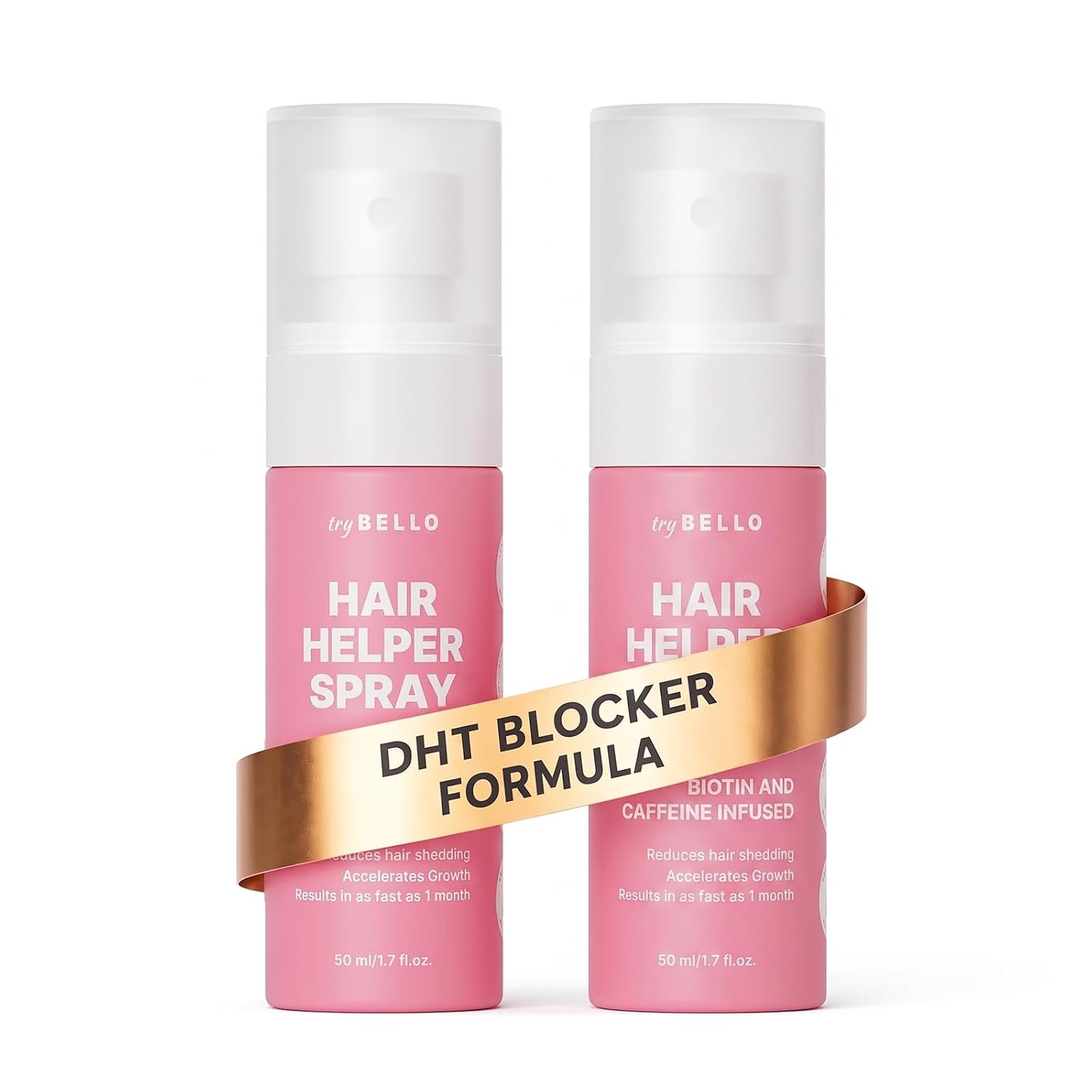 Trybello Hair Helper Spray | DHT Blocker Hair Growth Serum with Biotin Trybello Hair Helper Spray | DHT Blocker Hair Growth Serum with Biotin