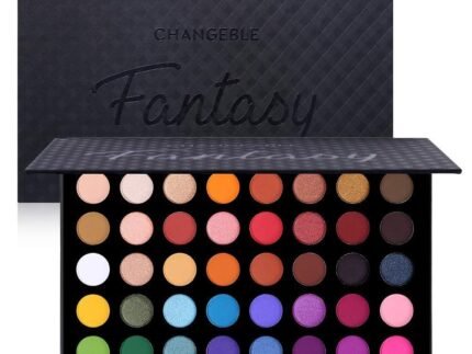 UCANBE Highly Pigmented Eye Makeup Palette, Matte Shimmer Metallic Eyeshadow Pallet Long Lasting Blendable Natural Colors Make Up Eye Shadows Cosmetics Gift Kit