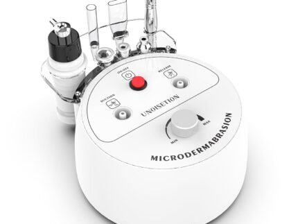 UNOISETION Beginner-Friendly 3-in-1 Diamond Microdermabrasion Machine, Gentle Low Noise At-Home Facial Care Device for for Exfoliation & Blackhead Removal