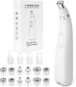 UNOISETION Diamond Microdermabrasion Machine, Portable Blackhead Remover Pore Vacuum, Dermabrasion Facial Machine for Exfoliation & Blackhead Removal