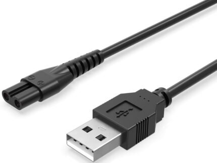 USB Charger Cord Cable Fit for MANSCAPED Lawn Mower 3.0/2.0 Electric Trimmer Shaver Razor