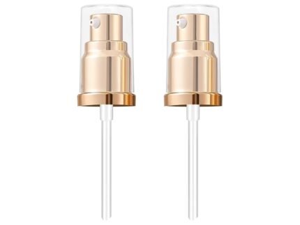 UgyDuky 2Pack Foundation Pump Fit for Estee Lauder Double Wear Foundation, Gold Replacement Pumps for DW Makeup Bottle(Upgraded)