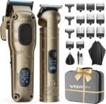 VGRPRO Hair Clippers for Men Professional, Cordless Clipper and Trimmer Set