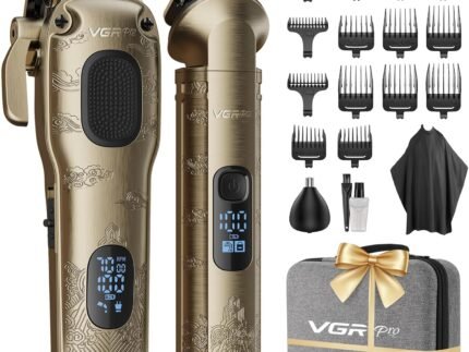 VGRPRO Hair Clippers for Men Professional, Cordless Clipper and Trimmer Set