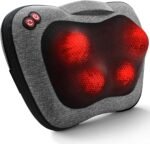 VIKTOR JURGEN Shiatsu Back Massager with Heat for Pain Relief, Gray