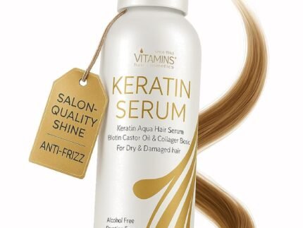 VITAMINS hair cosmetics Keratin Serum with Biotin, Castor Oil & Collagen